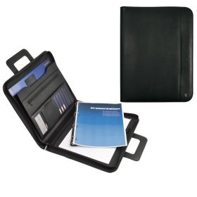 Mapa conferinta A4, cu 4 inele detasabile si fermoar DESQ 3683