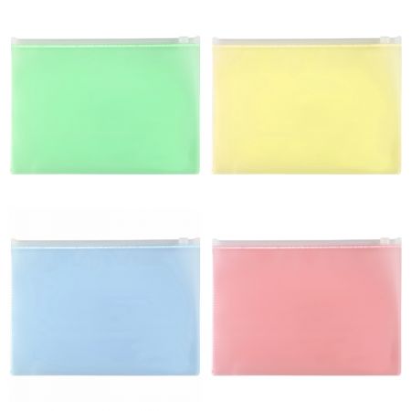 Plic C5 din plastic color cu fermoar ZipLock CENTRUM