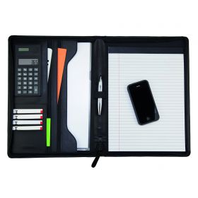 Mapa conferinta A4, cu buzunare si fermoar MONOLITH 2914