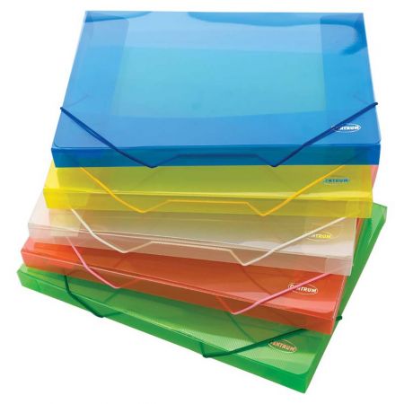 Mapa plastic A4 cu elastic si burduf 40 mm, CENTRUM