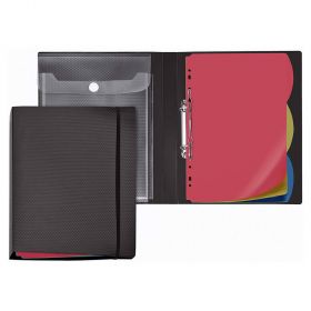 Mapa conferinta A4, 2 inele, cu buzunar si separatoare, VELOFLEX Diamond