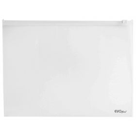 Mapa plastic A4 cu fermoar ziplock, 244X340 mm