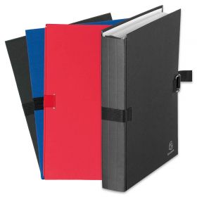 Mapa din carton cu snur si burduf expandabil 13 cm, EXACOMPTA