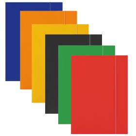 Mapa din carton plastifiat cu elastic, 300 g/mp, OFFICE PRODUCTS