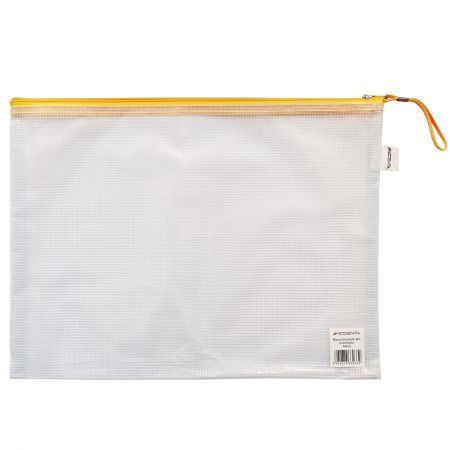 Mapa plastic B4 cu fermoar, ACCENTA Mesh