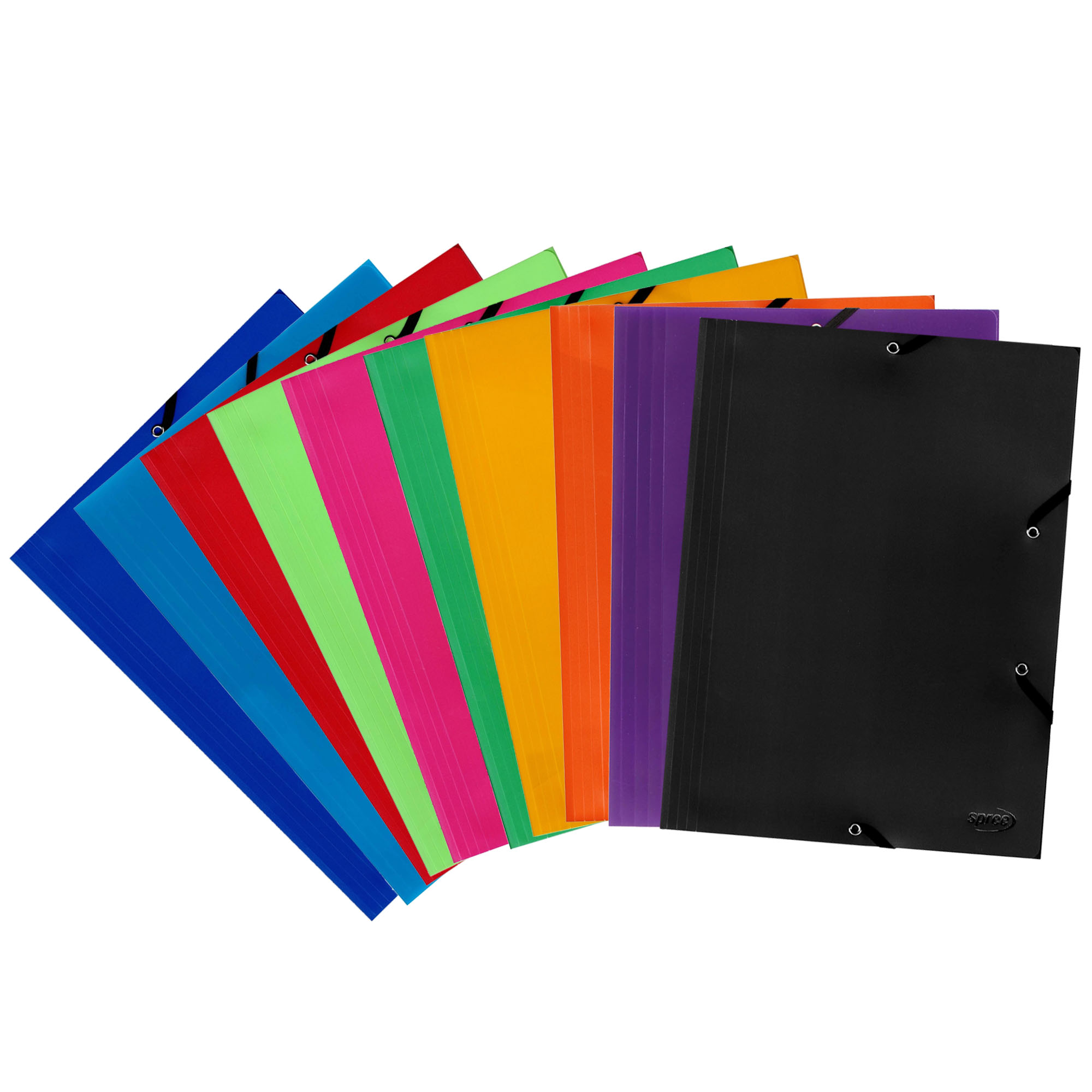 Mapa plastic cu elastic pe colturi, 25 mm, SPREE | Office Direct