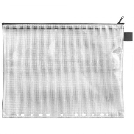 Mapa din plastic A4, cu fermoar si multiperforatii, VELOFLEX