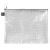 Mapa din plastic A4, cu 2 fermoare si multiperforatii, VELOFLEX Mesh