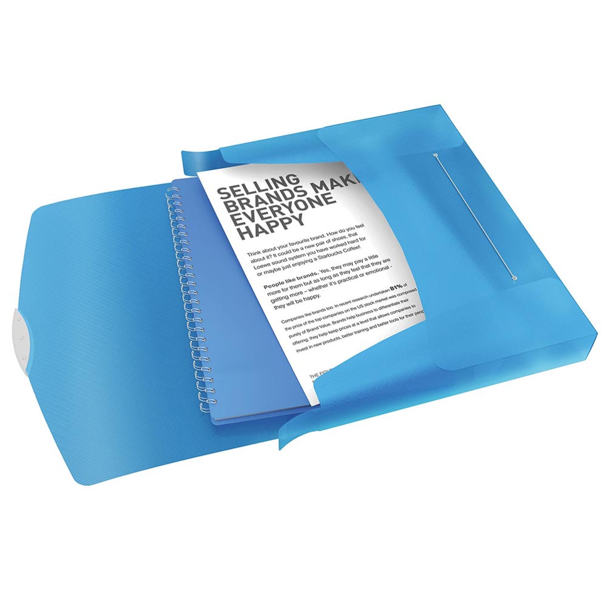 Mapa documente plastic cu elastic, ESSELTE VIVIDA Jumbo - Office Direct