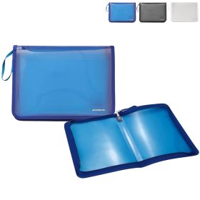 Mapa plastic A4 cu fermoar, 40 mm, ACCENTA