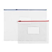 Mapa plastic A4 cu fermoar ziplock si eticheta, OFFICE POINT Mapa plastic A4 cu fermoar ziplock si eticheta, OFFICE POINT