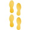 Marcaj autoadeziv pentru podea, talpa picior, 90x240 mm, DURABLE, 5 perechi/set