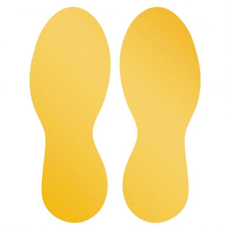 Marcaj autoadeziv podea talpa, 90x240mm, DURABLE, 5 perechi