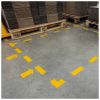Marcaj autoadeziv pentru podea, forma sageata, 100x200 mm, DURABLE, 10 buc/set