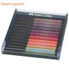 Marker cu varf pensula color FABER-CASTELL Pitt Artist Pen, 12 buc/set