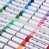 Marker 2 capete cu vopsea acrilica SPREE Artist 58206, 36 culori/set
