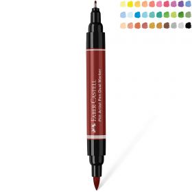 Marker cu 2 capete FABER-CASTELL Pitt Artist Pen Dual