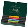 Marker cu 2 capete FABER-CASTELL Pitt Artist Pen Dual, FC162005, 5 buc/set