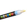 Marker cu vopsea acrilica, varf rotund 2 mm, M-G 12 culori/set