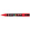 Marker pensula varf 1-4 mm UNI Posca PC-5BR, 16 culori/set