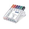 Whiteboard marker varf rotund 6 buc/set, STAEDTLER Lumocolor