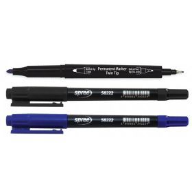 Marker permanent cu 2 capete SPREE 5822