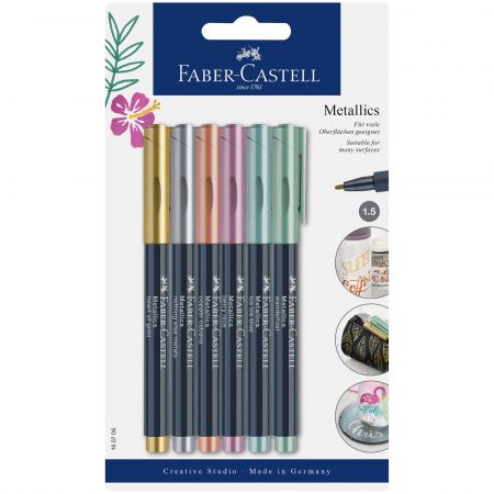 Marker decoratiuni FABER-CASTELL Metallics