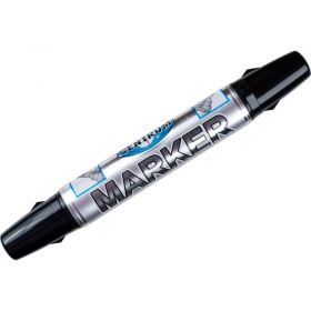 Marker permanent negru, cu 2 capete, CENTRUM 84120