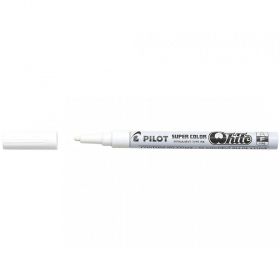 Marker permanent pentru decoratiuni, alb, 1 mm, PILOT Super Color White F