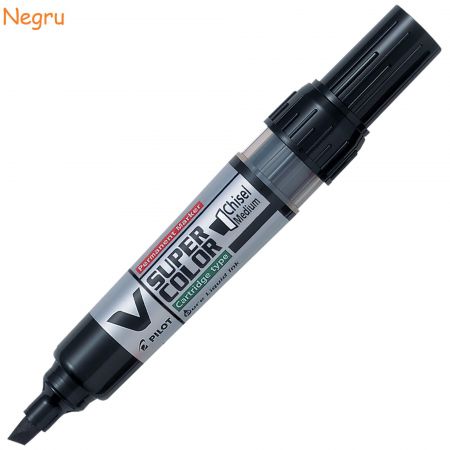 Marker permanent cu varf tesit PILOT V Super Color