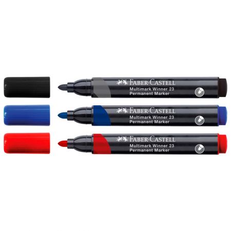 Marker permanent, varf rotund, FABER-CASTELL Multimark Winner 23