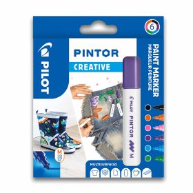 Markere PILOT Pintor M, 6 culori/set