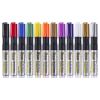 Marker pictura cu vopsea acrilica 4 mm BRONS BR-4000, 12 buc/set