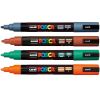 Marker UNI Posca 2025, 8 buc/set, in saculet textil
