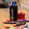 Marker UNI Posca 4408, 13 buc/set, in cutie metalica