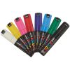 Marker varf 8 mm UNI Posca PC-8K, 8 culori/set