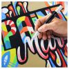 Marker pictura cu vopsea acrilica STAEDTLER Lumocolor Paint, 10 buc/set