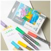 Marker vopsea acrilica 2 mm, culori metalizate pastel, DMAST by Pebeo, 6 culori/set