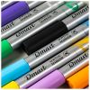 Marker vopsea acrilica 2 mm, DMAST by Pebeo, 12 culori/set