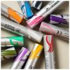 Marker vopsea acrilica 2 mm, DMAST by Pebeo, 12 culori/set