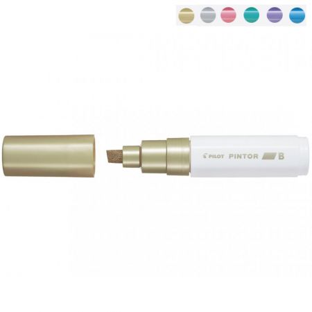 Marker vopsea metalizata 8 mm PILOT Pintor B Metallic