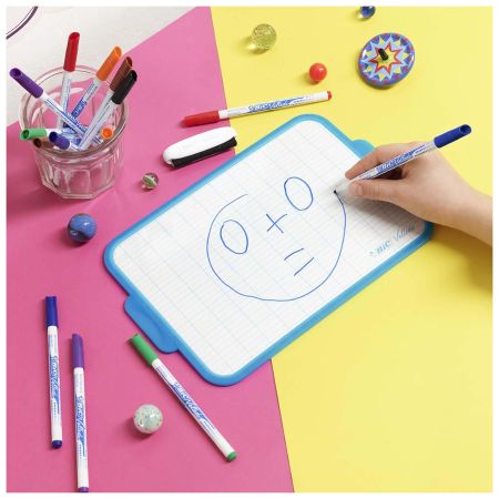 Marker whiteboard BIC Velleda 1721, 4 culori/set | Office Direct