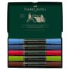 Markere 2 capete acuarela FABER-CASTELL Albrecht Durer Watercolour Urban Sketching, 5 culori/cutie, FC160308