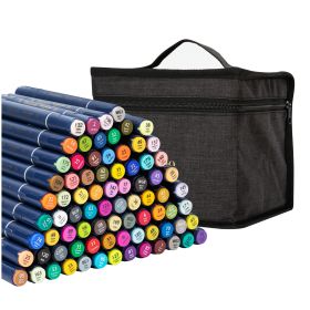 Markere sketching cu 2 capete 1 mm/6 mm, DELI Finenolo 184, 80 culori/set