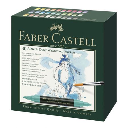 Markere acuarela, cu 2 capete FABER-CASTELL Albrecht Durer