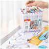 Markere sketching cu 2 capete 1 mm/7 mm, DELI Color Emotion 70801, 48 culori/set