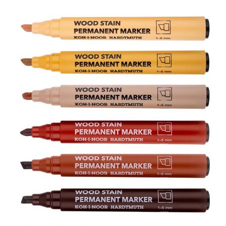 Marker mobila KOH-I-NOOR, 6 buc/set