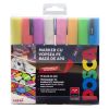 Marker varf 1.8-2.5 mm UNI Posca PC-5M, 8 culori/set