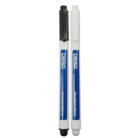 Marker tabla magnetica sticla DESQ, 4 buc/set