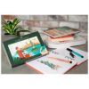 Marker cerneala cu varf pensula, FABER-CASTELL Pitt Artist Pen New York, 12 buc/set, FC267135